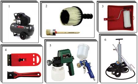 Инструменты для малярных работ